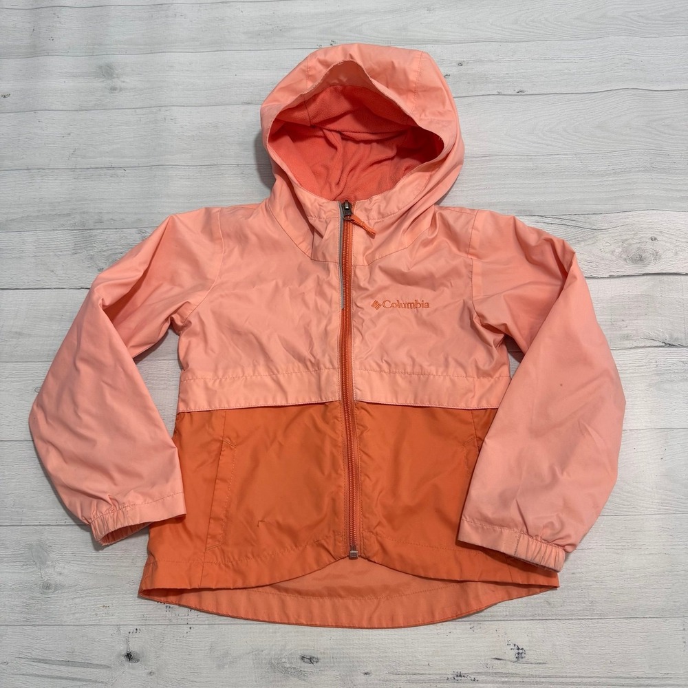 Columbia girls lightweight fleece lined jacket XXS